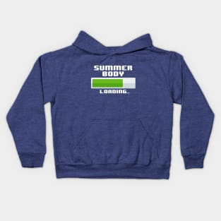 SUMMER BODY LOADING Kids Hoodie